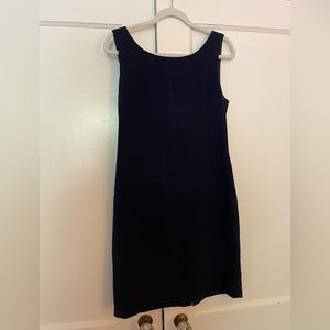 Vintage navy sleeveless sheath